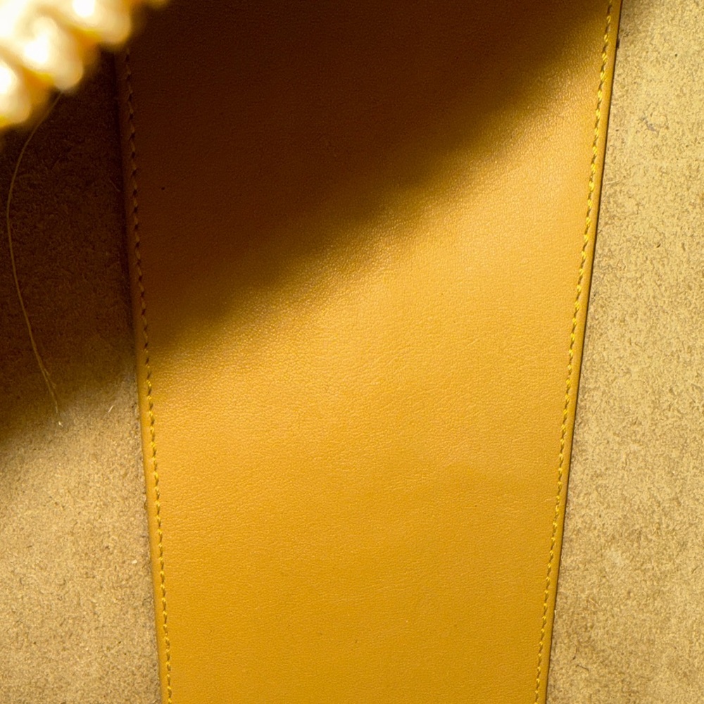 Dooney Bourke Mustard Yellow Leather Shoulder Bag - Women's Crossbody - Picture 5 of 9